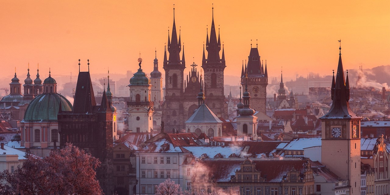 Prague is known as the "City of a Hundred Spires"