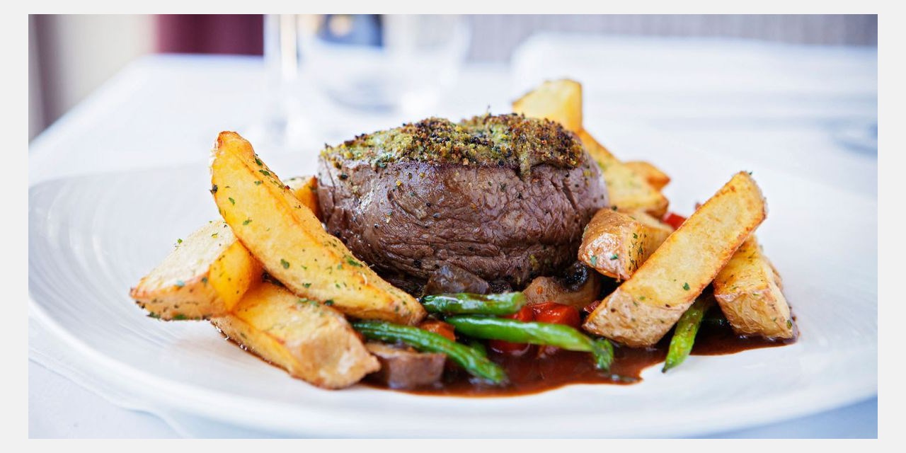 Enjoy a fillet steak