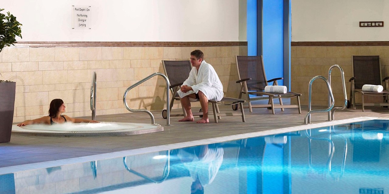 Take a dip in the indoor heated swimming pool