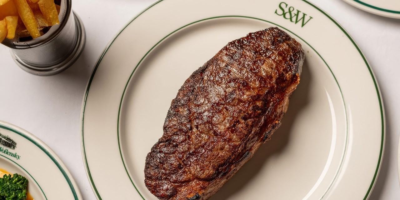 This steak meal for two includes a 250g sirloin steak each