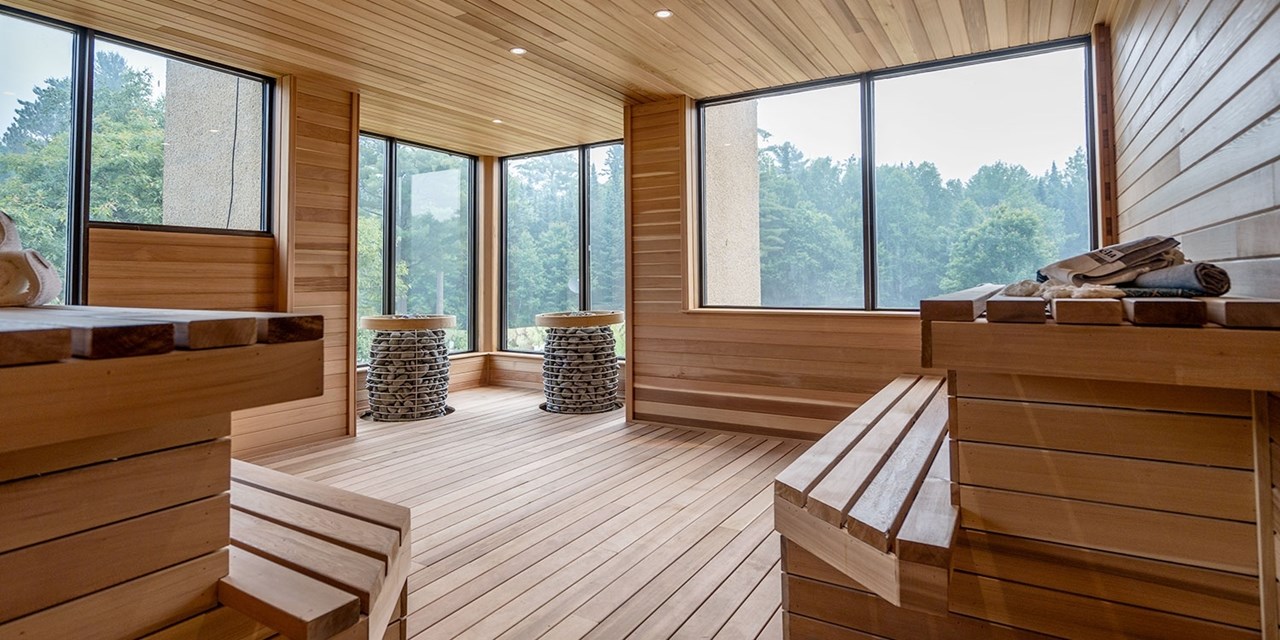Take some time for yourself and relax in the sauna