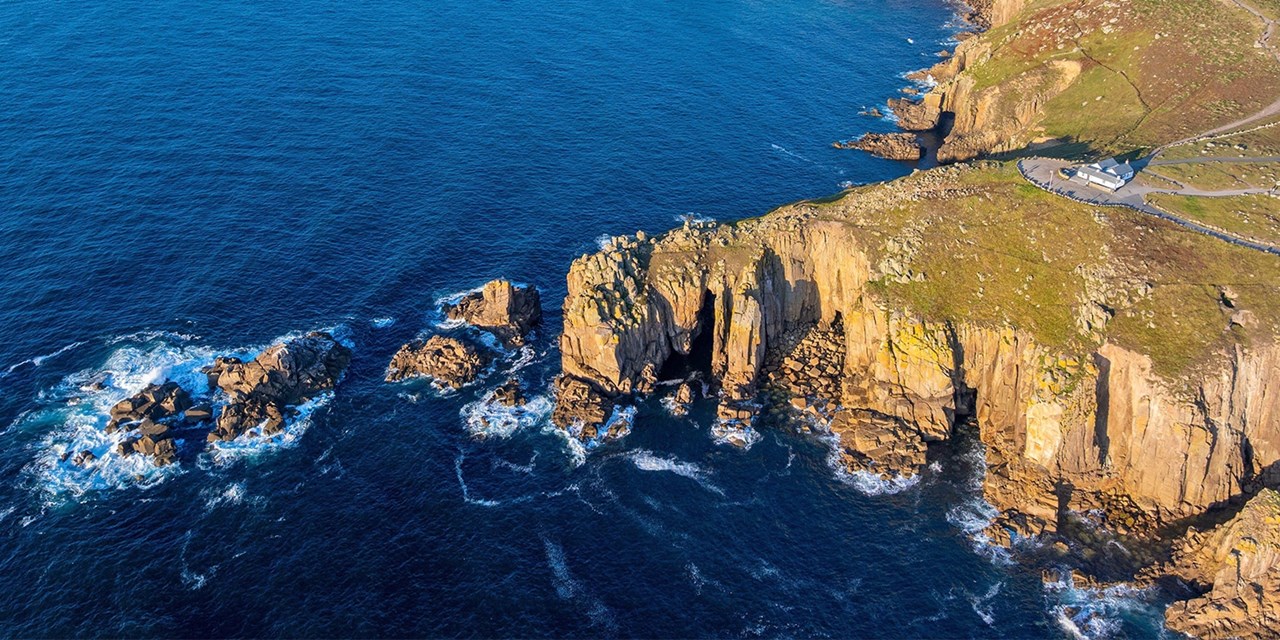 The Land's End Hotel boasts uninterrupted sea views