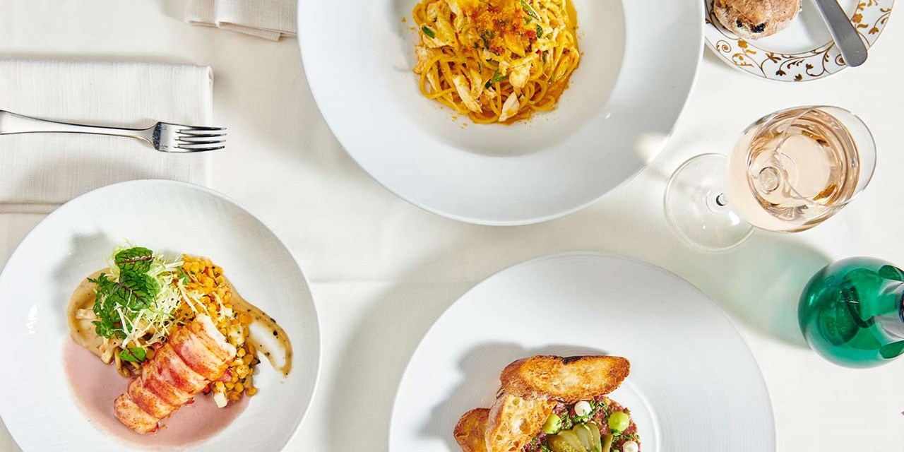 Enjoy regional dishes inspired by land and sea