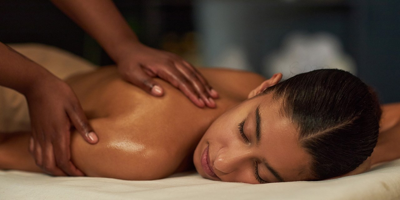 The 50-minute Signature Massage includes an aromatherapy enhancement