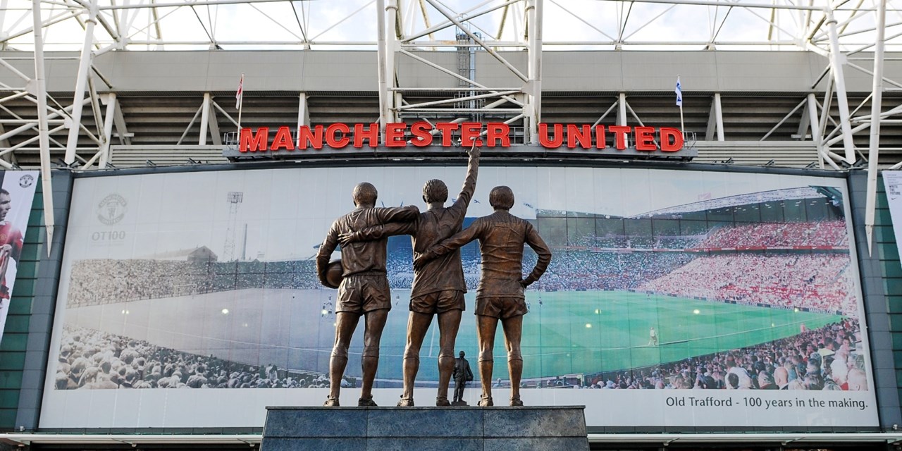 The match takes place at Manchester United's home ground, Old Trafford