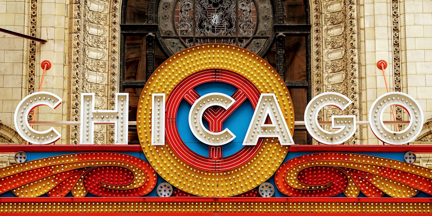 Walk on over and catch a show at the nearby Chicago Theatre