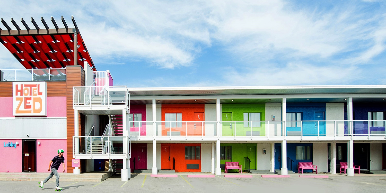Hotel Zed Kelowna has three rooftop patios