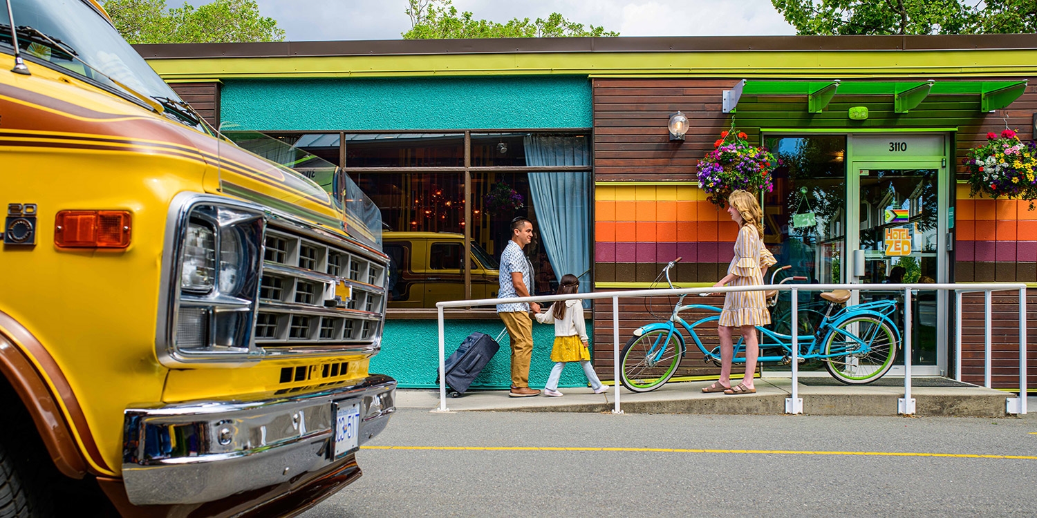 Retro vibes abound at the unique Victoria hotel