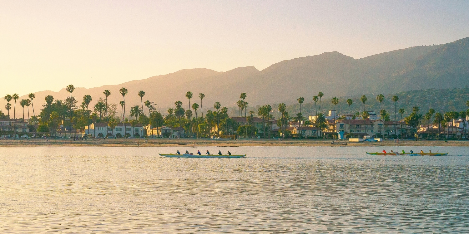 The Santa Ynez Mountains are a stunning backdrop 