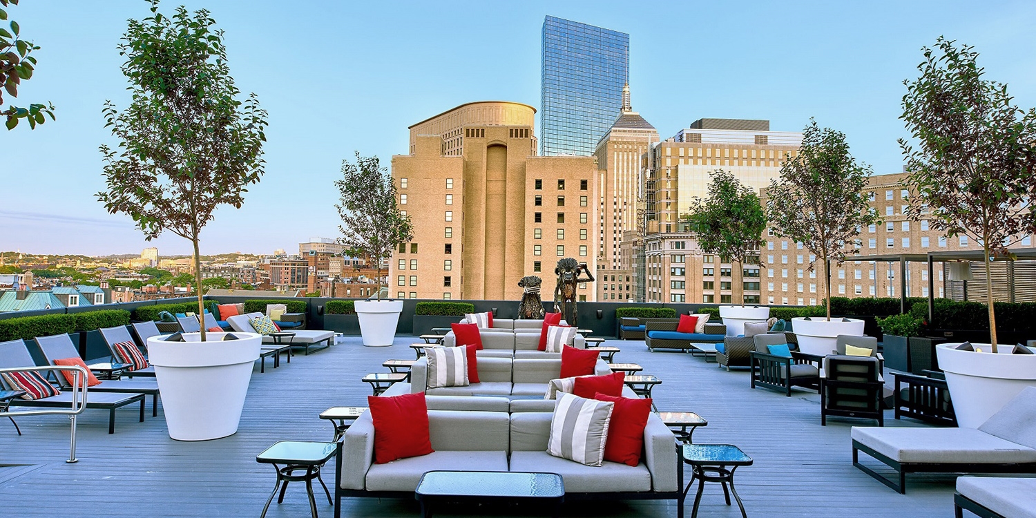 Enjoy specialty cocktails and panoramic views at the rooftop lounge