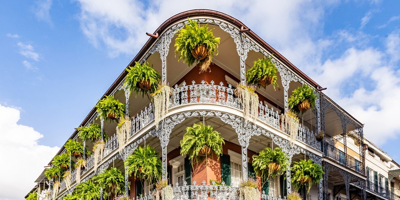 Explore the French Quarter, about a 10-minute drive from the hotel