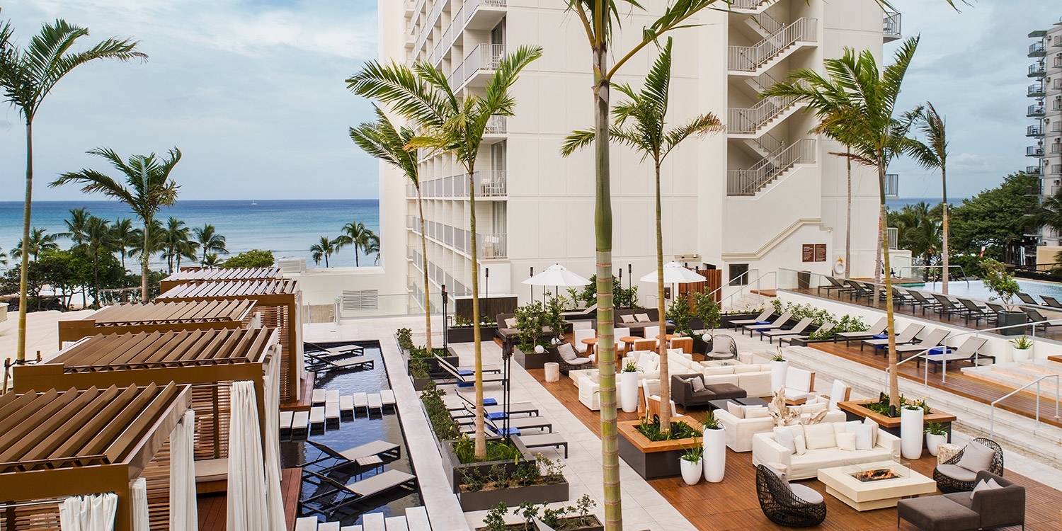 'Alohilani Resort is situated across the street from Waikiki Beach