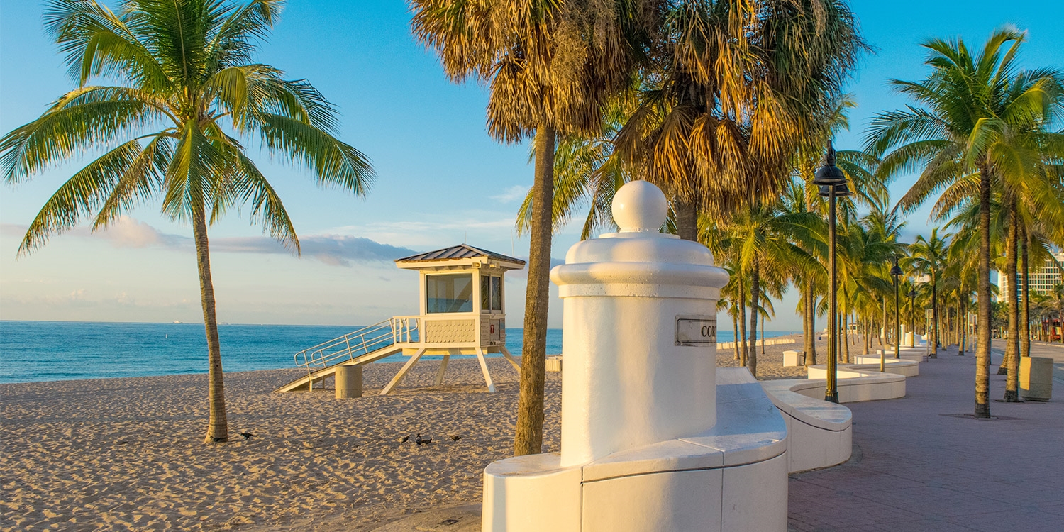Fort Lauderdale is home to 24 miles of beautiful white-sand shores and over 300 miles of the Intracoastal Waterway and canals 