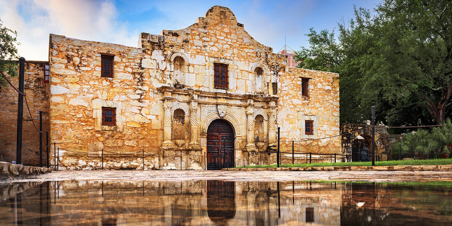 The Alamo, located next to The Menger Hotel, is one of San Antonio’s most-visited historic sites