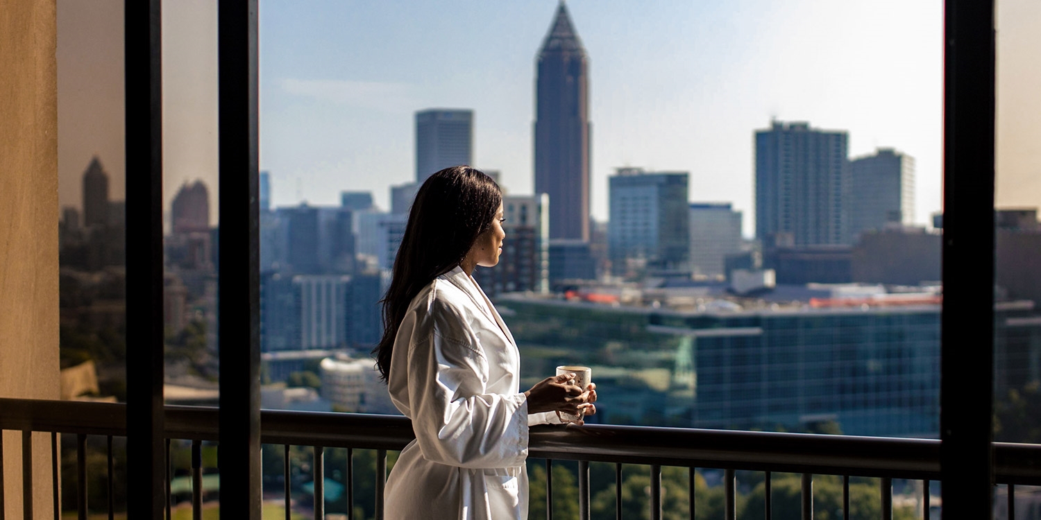 This hotel is a great home base for an urban sightseeing adventure 
