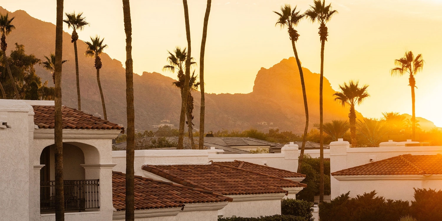 Hikers can reach the popular trailheads of Camelback Mountain in less than a 15-minute drive from the resort
