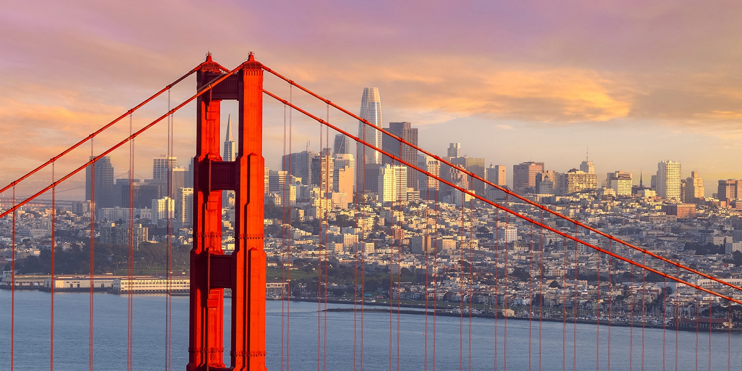 The Golden Gate Bridge was the tallest and longest suspension bridge in the world when it was completed in 1937