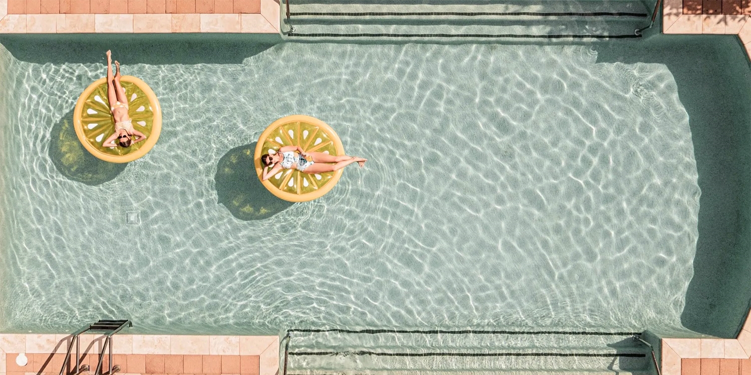 Soak in the surrounding landscape from the stylish pool deck which overlooks the hills