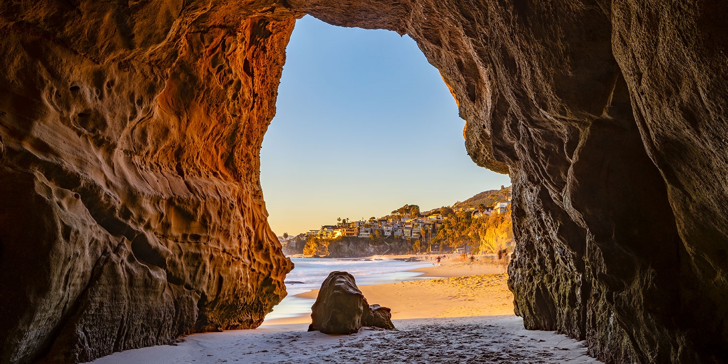 The picturesque coastline is lined with cliffs, coves and tide pools