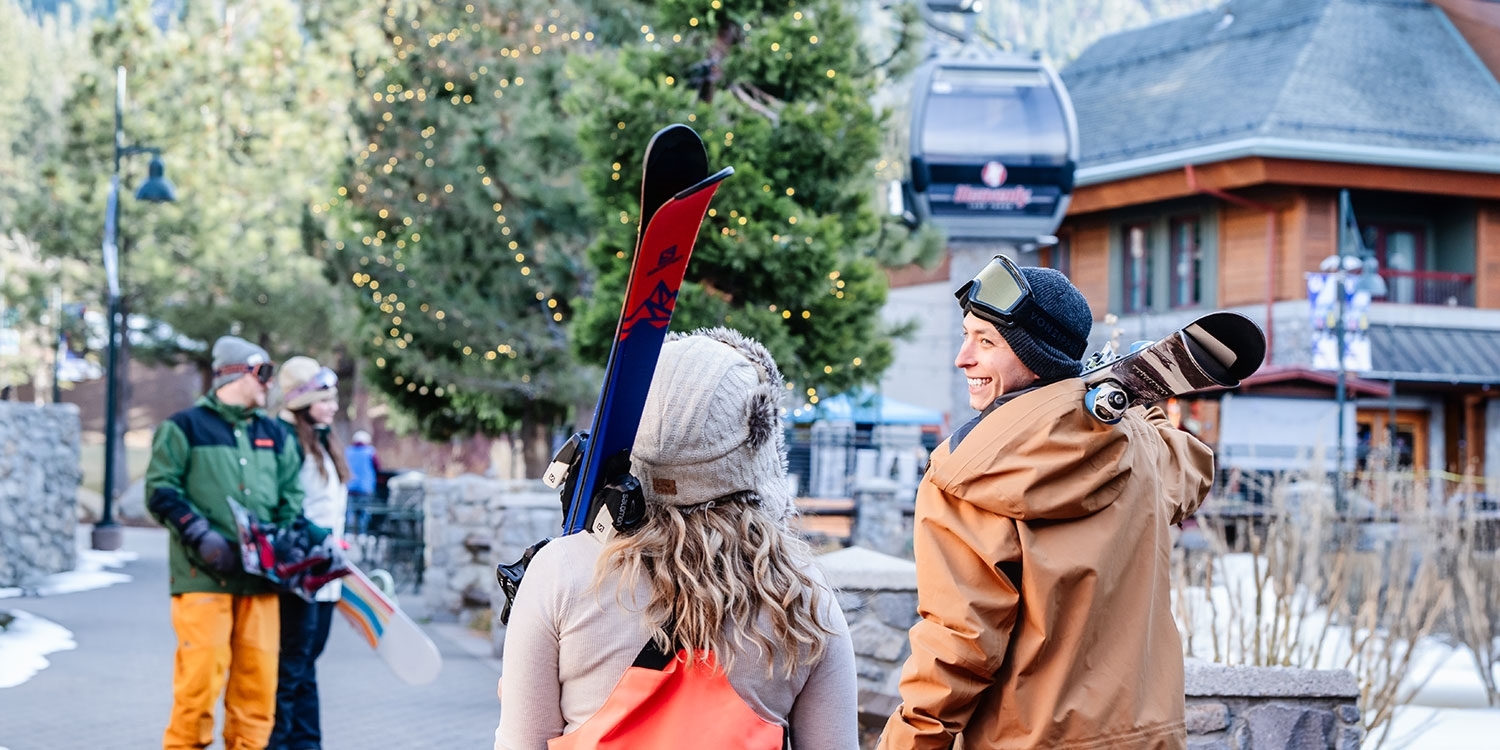 Lake Tahoe transforms into a winter wonderland during the holiday season