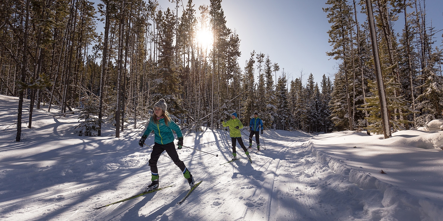 Head out for some cross-country skiing before the warm weather hits
