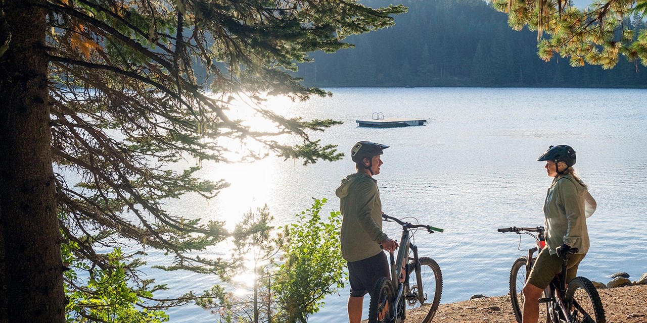 Ride along the Burlington Bike Path, which stretches along the waterfront and crosses through multiple parks and beaches