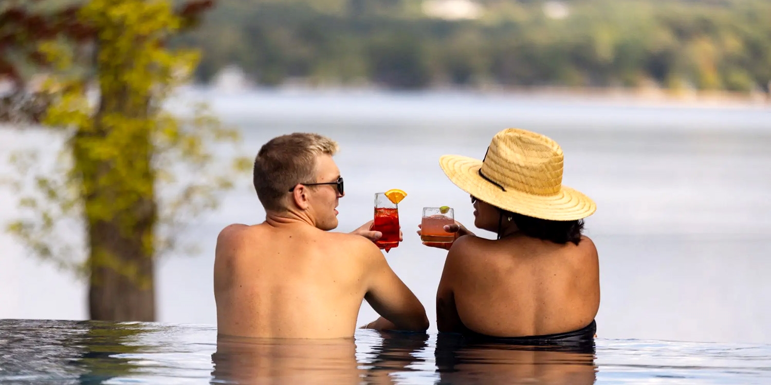Cheers to a relaxing getaway