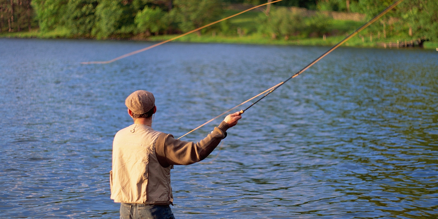 It's situated in a prime spot for fly-fishing