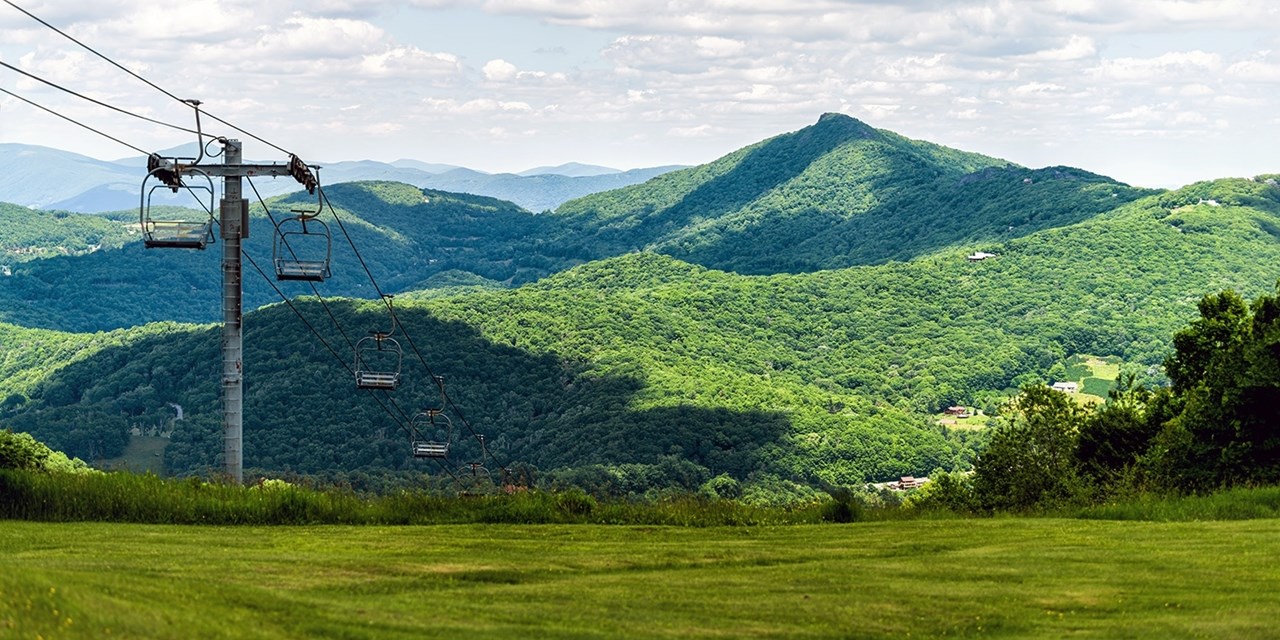 A chairlift ride is a great way to view the High Country