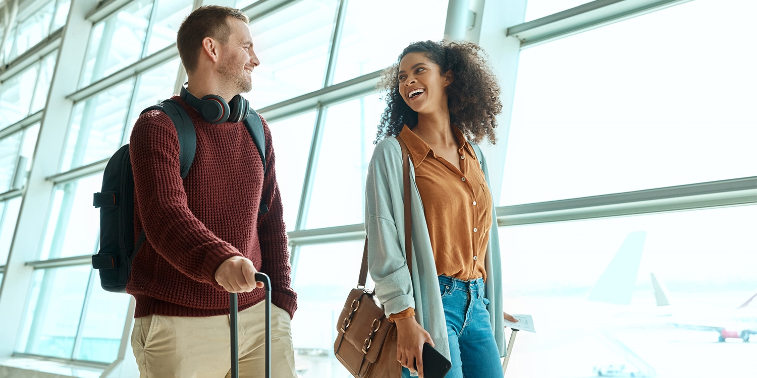 Enjoy a relaxed moment before your flight