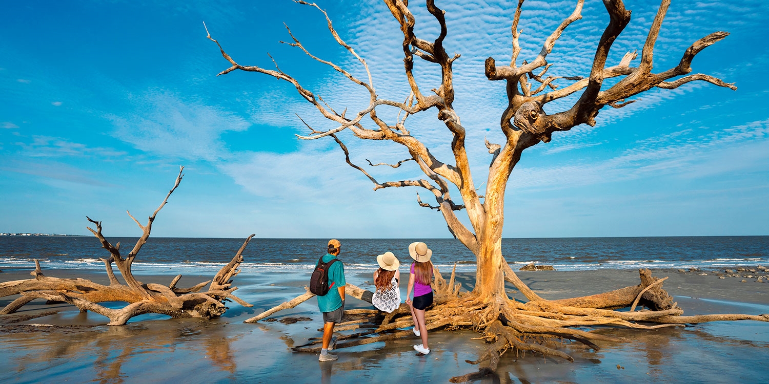 Jekyll Island has over 8 miles of beautiful beaches