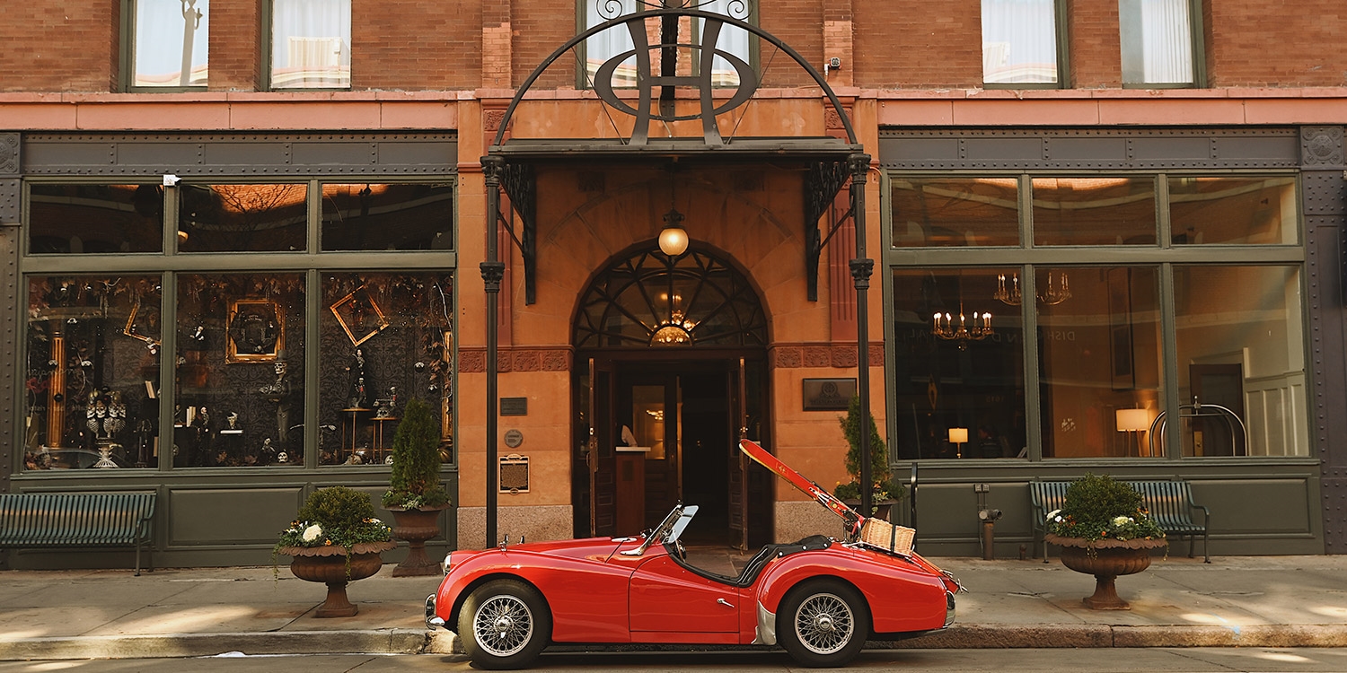 Guests will be transported back in time with room keys, old-school gated elevators and an Art Deco speakeasy on site