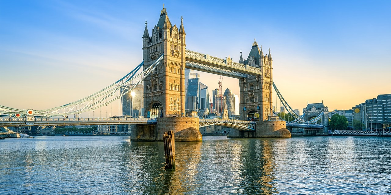 Reach iconic landmarks, like Tower Bridge, in under 35 minutes