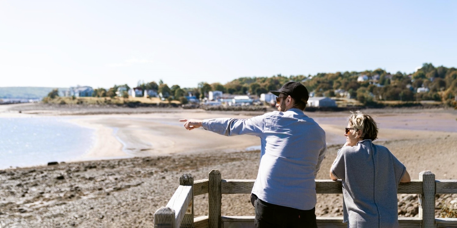 There's an observation deck at the hotel to watch the tides