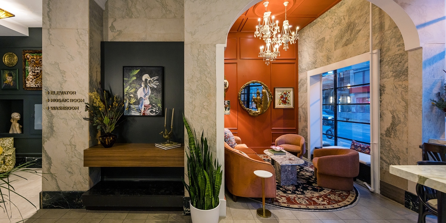 The property served as an emergency hospital during the flu pandemic in 1918