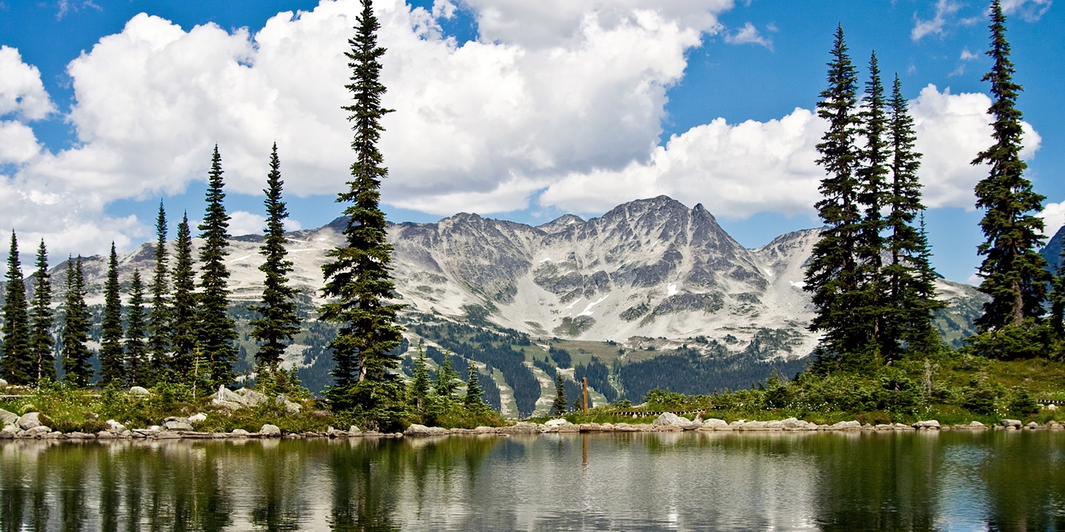 Spend a day by a cool, clear mountain lake