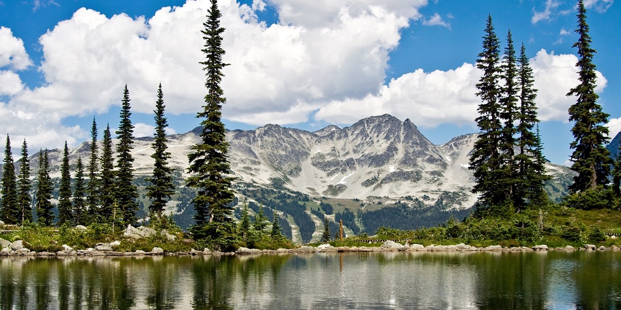 Spend a day by a cool, clear mountain lake