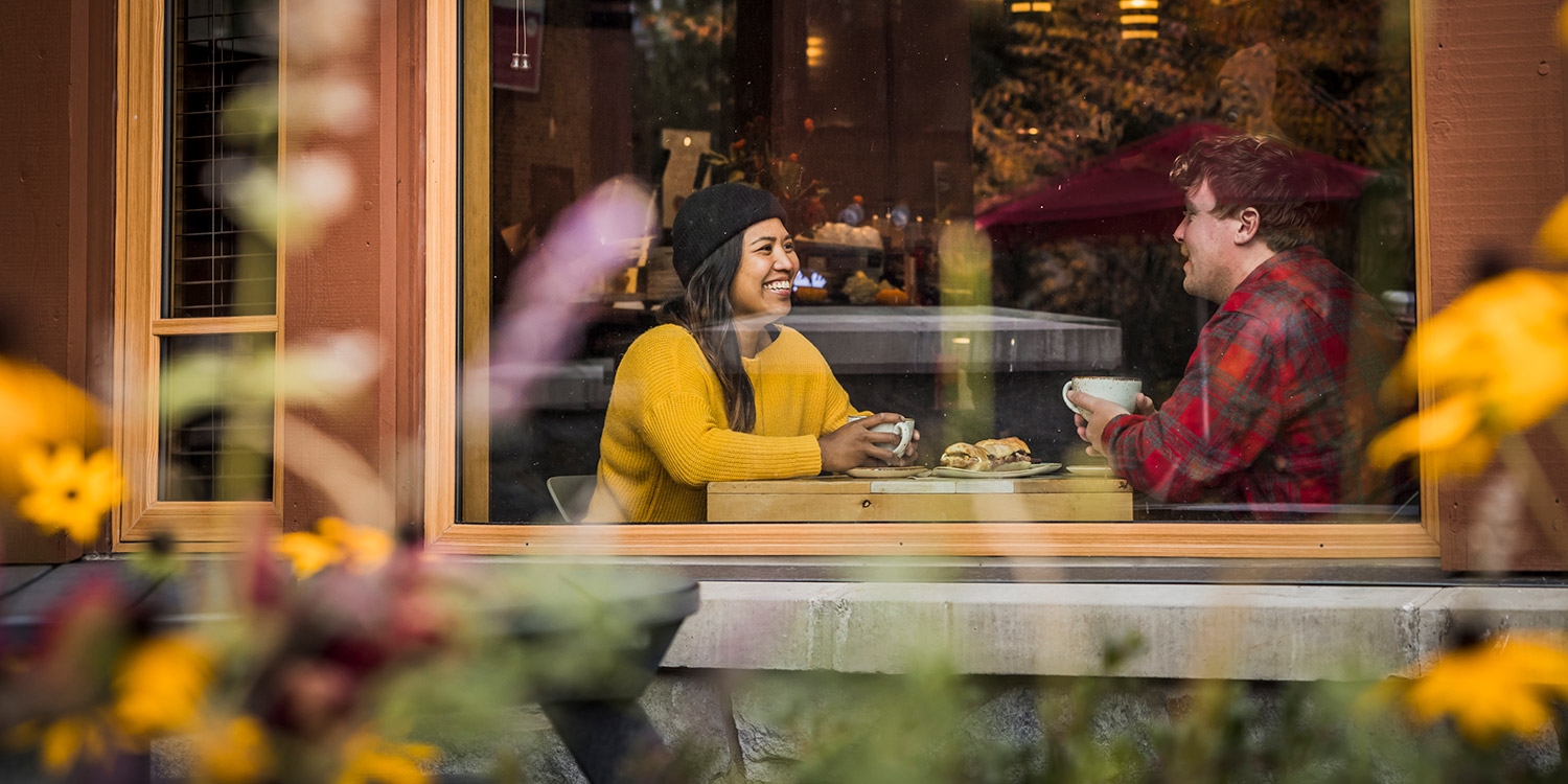 Various dining options are available around the village