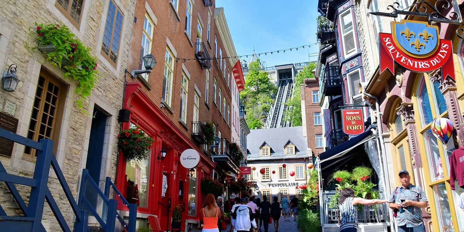 Stay steps from Old Quebec's quaint cafes and restaurants