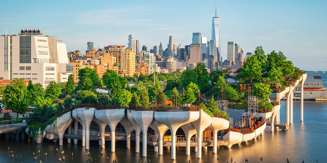 It's a 15-minute drive (25-minute train ride) to Little Island and nearby Chelsea Market