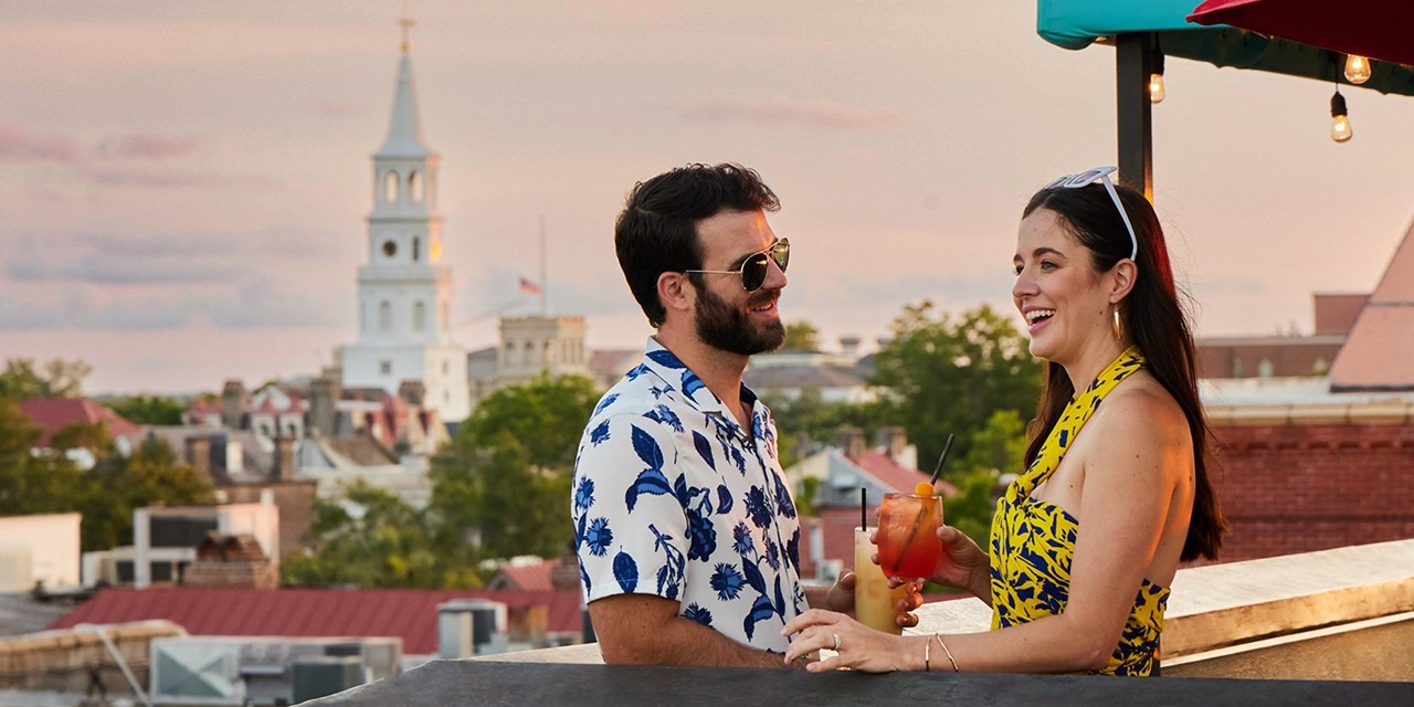 The Rooftop offers cocktails, food and views of the city