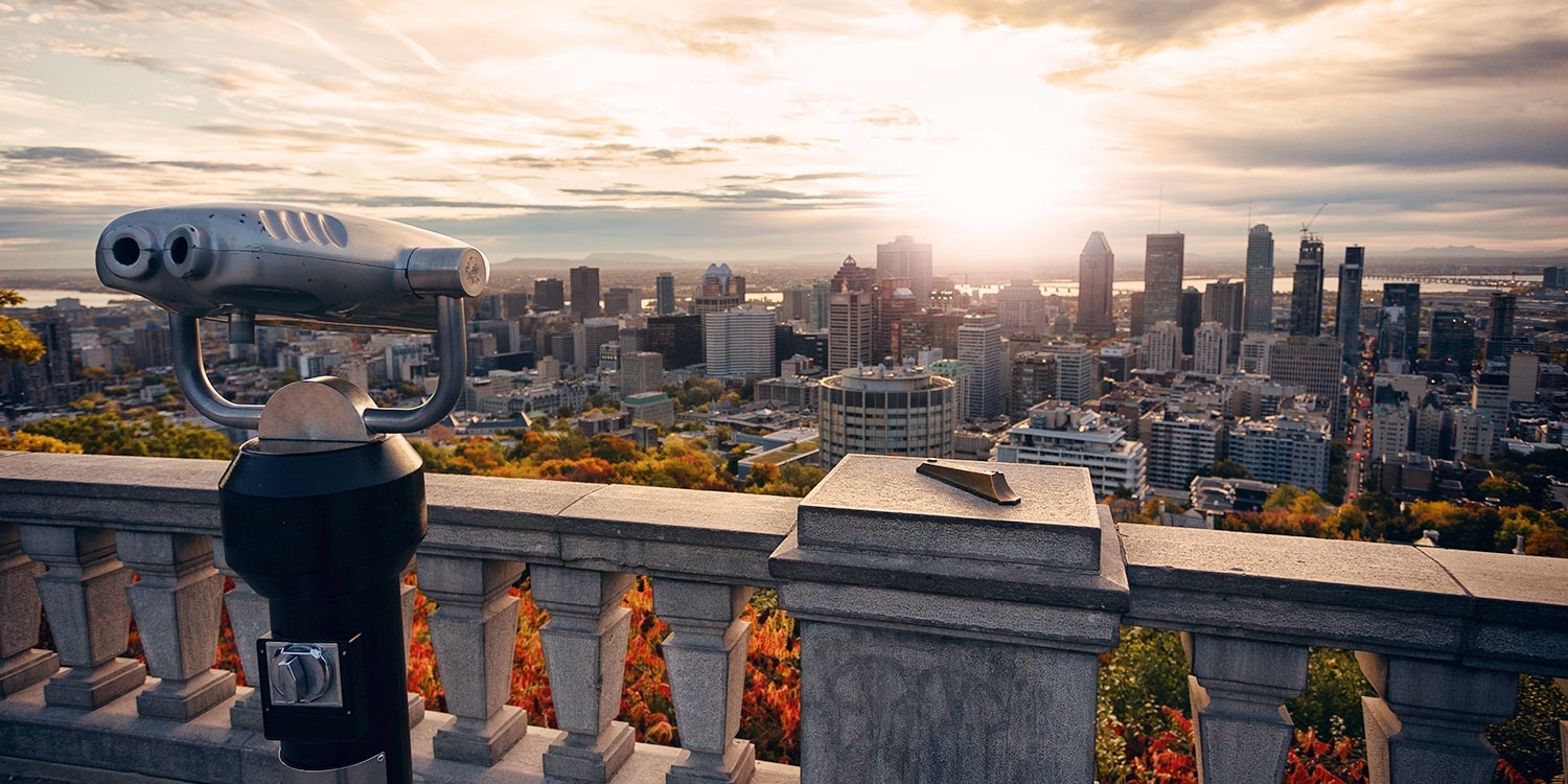 Views from Mount Royal Park 