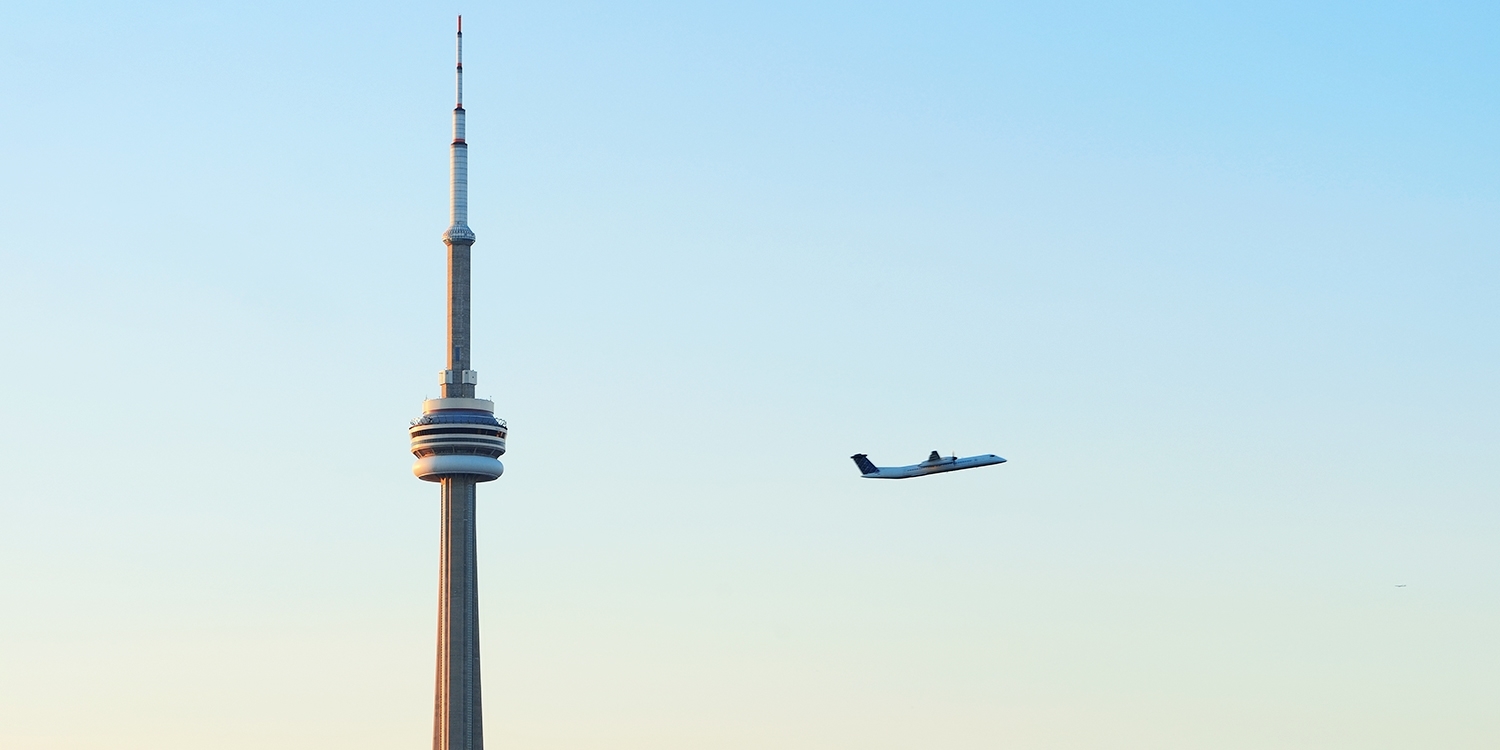You'll wake up just a six-minute drive from Pearson International Airport