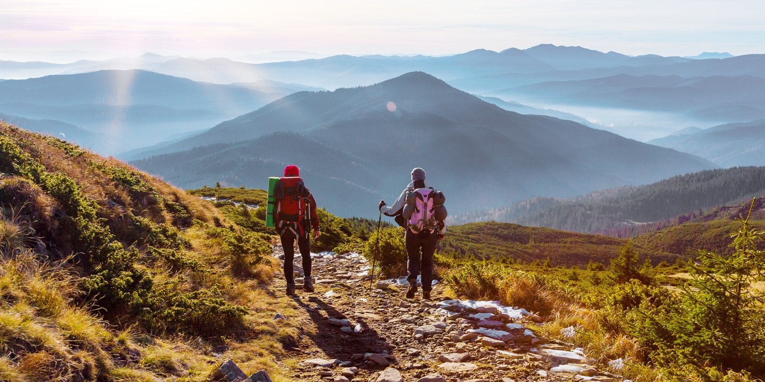 Hike up the Smoky Mountains and admire these breathtaking views 