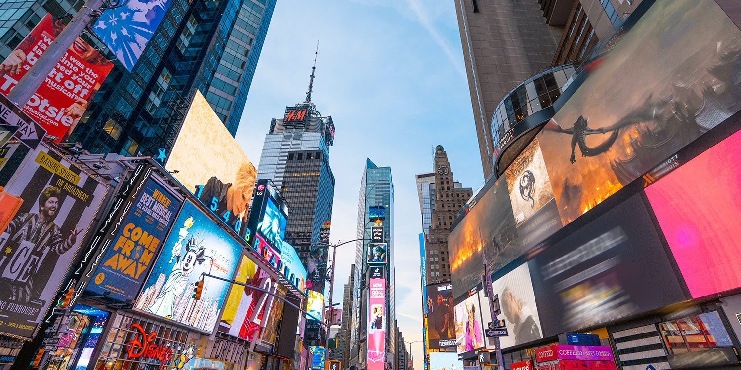It's a 10-minute walk from Times Square and Broadway theaters