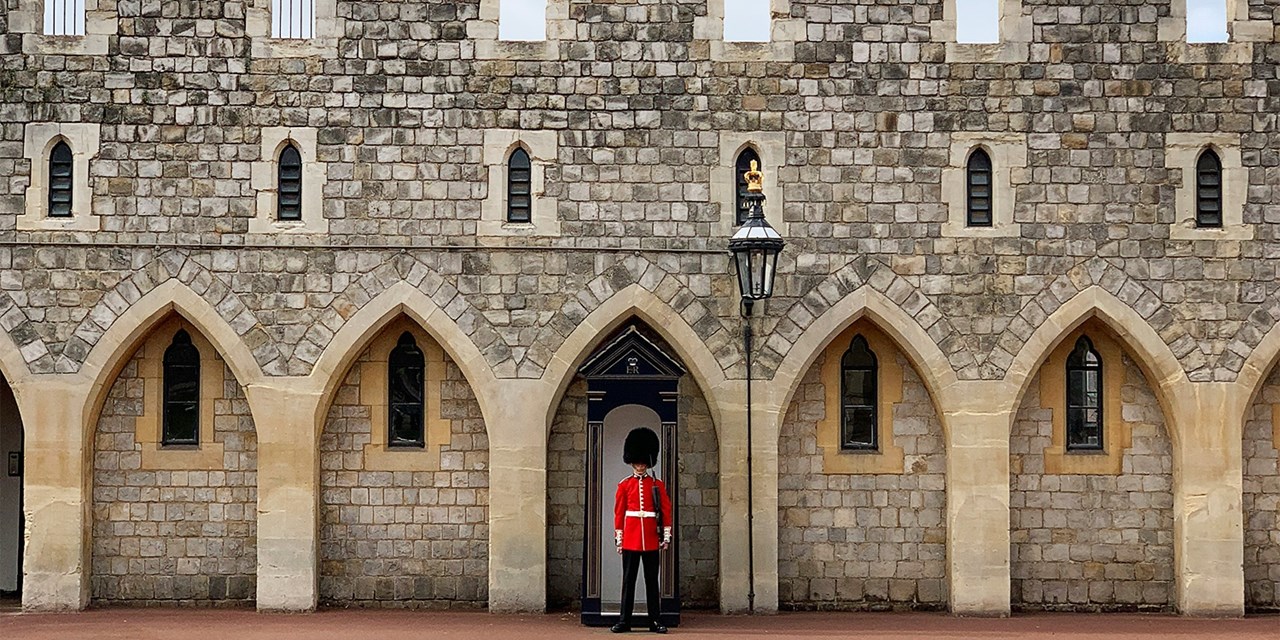 Windsor Castle—the world's oldest and largest occupied castle—is around five minutes' walk away