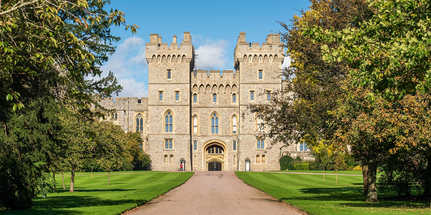 Windsor Castle—the world's oldest and largest occupied castle—is around five minutes' walk away