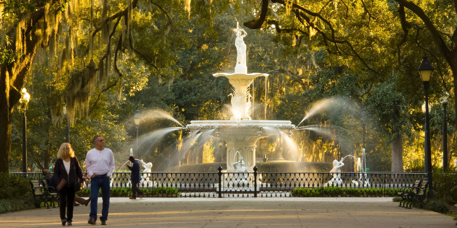 The Fountain at Forsyth Park is over 150 years old