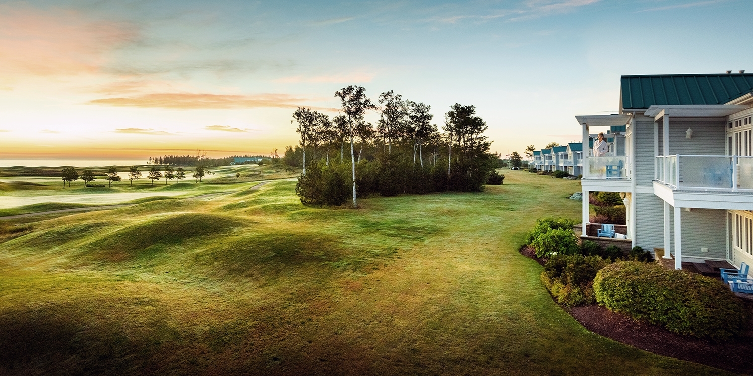 Upgraded rooms with balconies have views of the Northumberland Strait