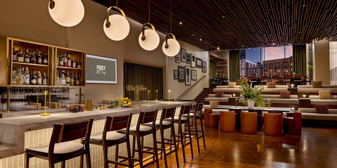 Unwind by the hotel's bar with a cocktail or wine